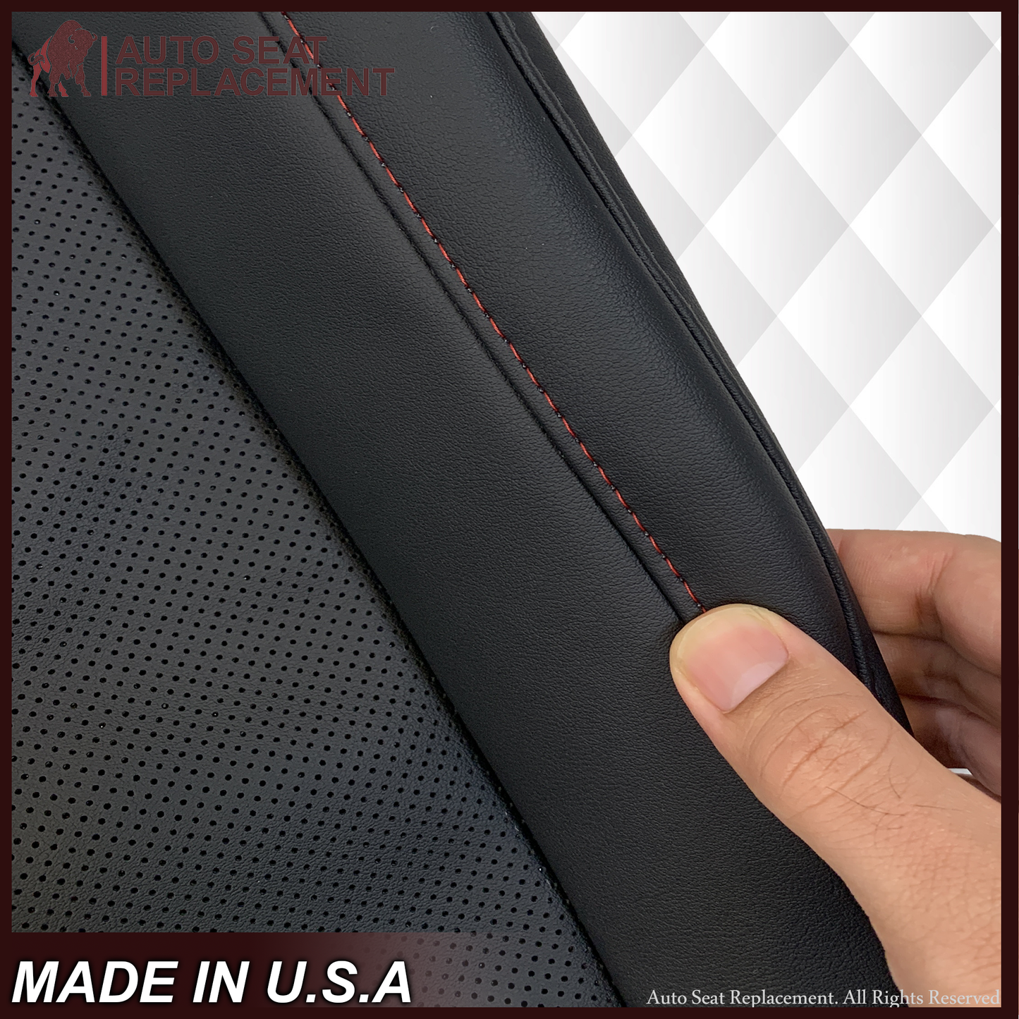 2010-2016 Fits Chevy Equinox LTZ Replacement Seat Cover: Black Perforated