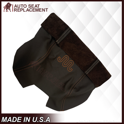 2015-2016 Ford F-250 King Ranch Replacement Leather Center Console Lid Cover, King Ranch