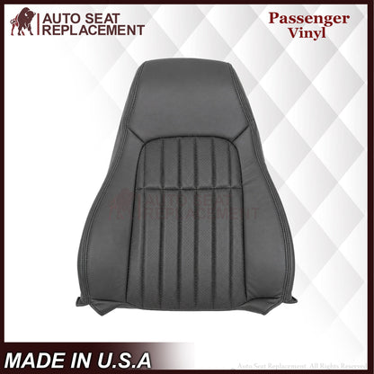 1997-2002 For Chevy Camaro SS Replacement Seat Covers In Synthetic Leather: Dark Gray