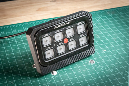 Can-Am Maverick R Auxbeam 8-Gang Switch Panel Mount (2023+) – StayFlush Motorsports