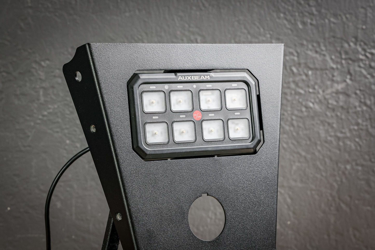 2017-2025 Can-Am X3 Auxbeam XL 8-Gang Switch Panel Mount