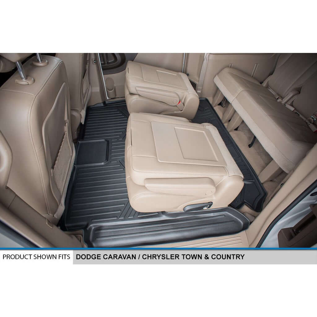 2013-2020 Dodge Grand Caravan Floor Liners | 2nd Row Bucket Seats, No Super Console | SMARTLINER