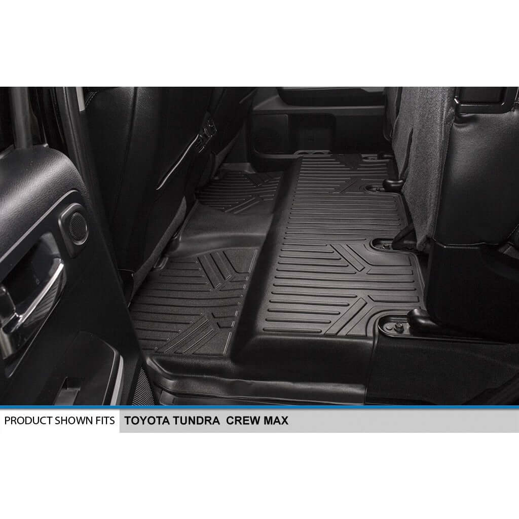 2014-2021 Toyota Tundra Floor Liners| Crew Max Cab| Carpeted Flooring without second row Under Seat Storage |SMARTLINER