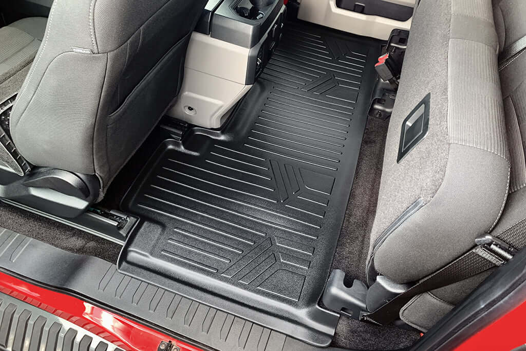 2015-2027 Ford F-150 Floor Liners | Super Cab Models 1st row Bucket Seats |SMARTLINER