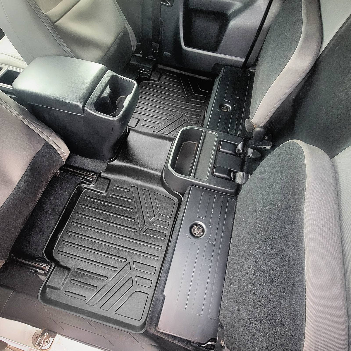 2018-2023 Toyota Tacoma Floor Liners|Access Cab Models with Automatic Transmission|SMARTLINER