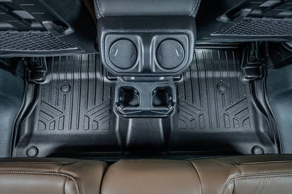 2020-2026 Jeep Gladiator Floor Liners|Equipped with Non-Lockable Storage Wall|SMARTLINER