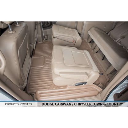 2013-2020 Dodge Grand Caravan Floor Liners | 2nd Row Bucket Seats, With Super Console | SMARTLINER