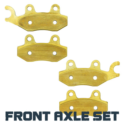 Yamaha Raptor 700 2013-2026 Brass Brake Pad Front Axle Set