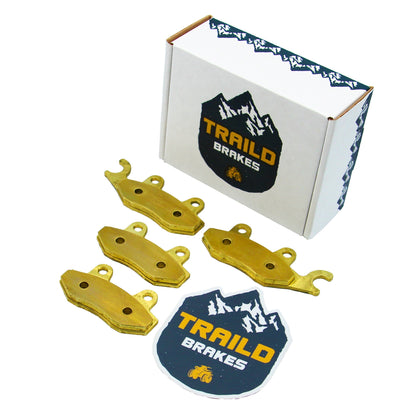 Yamaha Raptor 700 2006-2012 Brass Brake Pad Front Axle Set