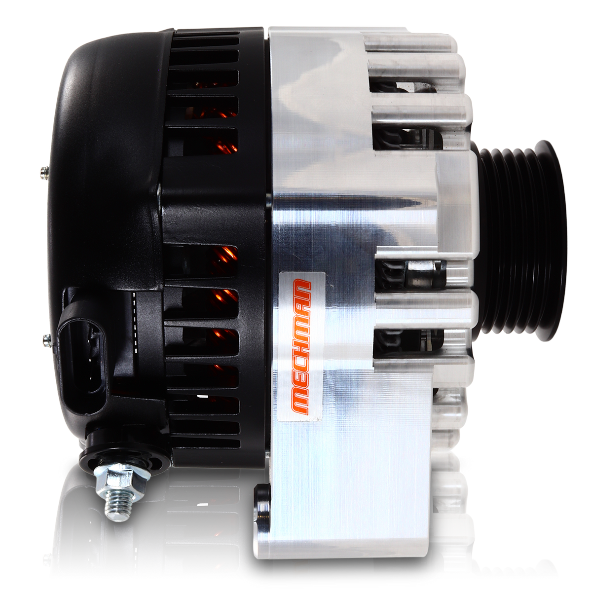 Mechman 240 Amp Billet Racing Alternator C5 / C6 Corvette 5.7L 6.2L - Machined
