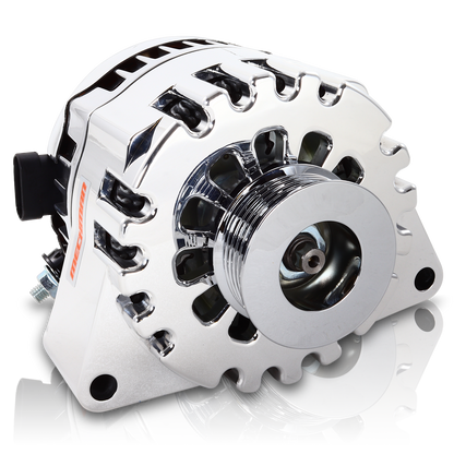 Mechman 170 Amp Billet Racing Alternator C5 / C6 Corvette 5.7L 6.2L - Chrome