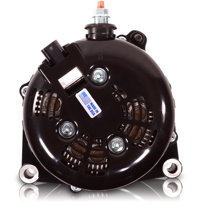 Mechman 370 Amp RVC Bypass High Output Alternator 2014+ Chevrolet GMC Cadillac - Red Billet