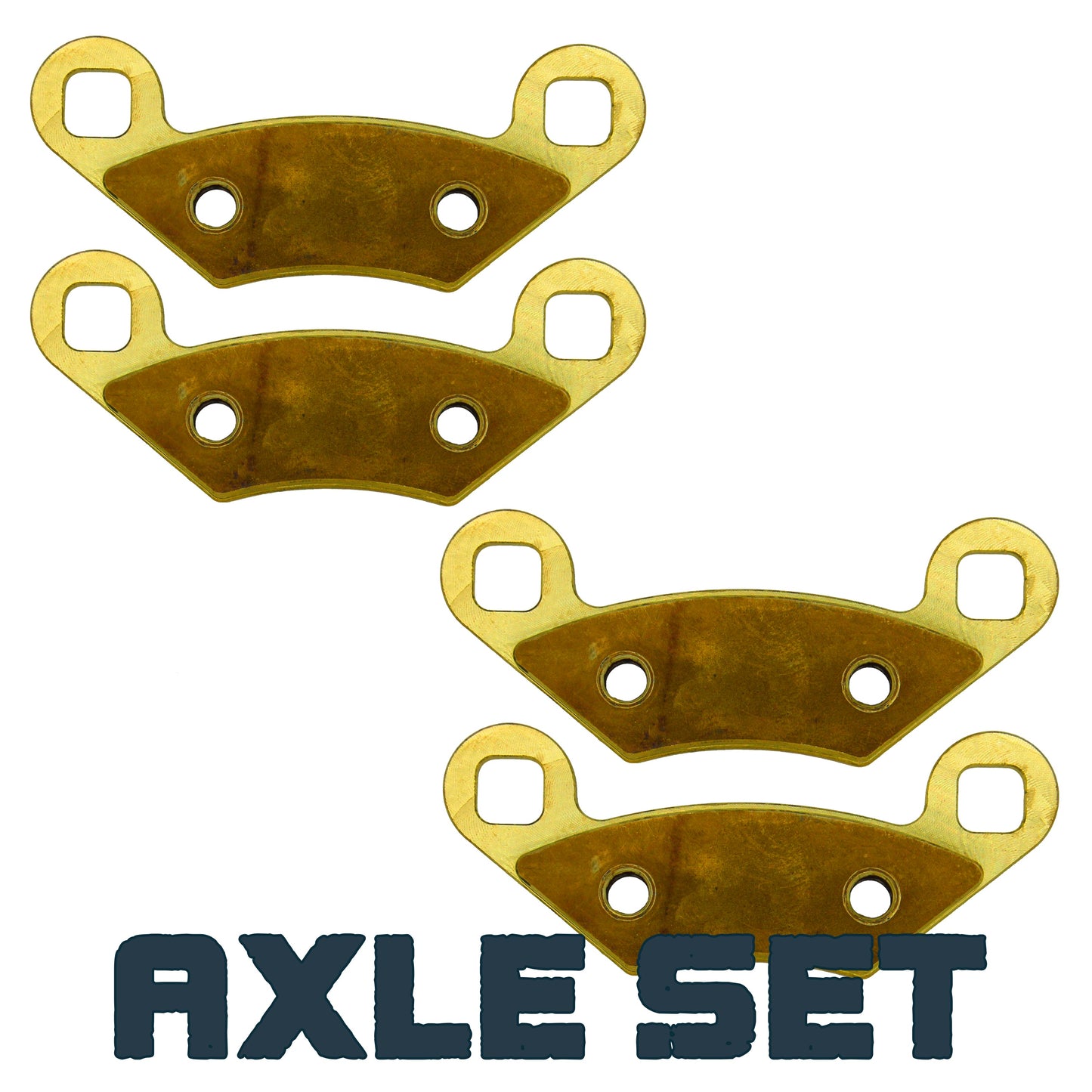 Polaris Sportsman 570/500/450/400/800/ 2009-2020 Touring 570 2017-2024 Brass Brake Pad Set