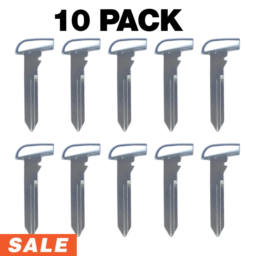 Chrysler Dodge Jeep Emergency Key Blade Insert for M3N-40821302 | Aftermarket (10 Pack)