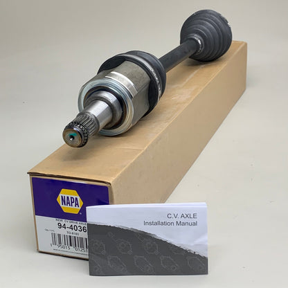 NAPA CV Drive Axle Grooved 24 Spline 27.91" for Toyota Sienna 2004-10 94-4036