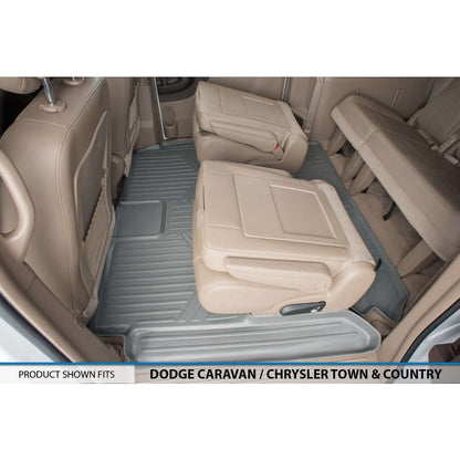 2013-2020 Dodge Grand Caravan Floor Liners | 2nd Row Bucket Seats, With Super Console | SMARTLINER