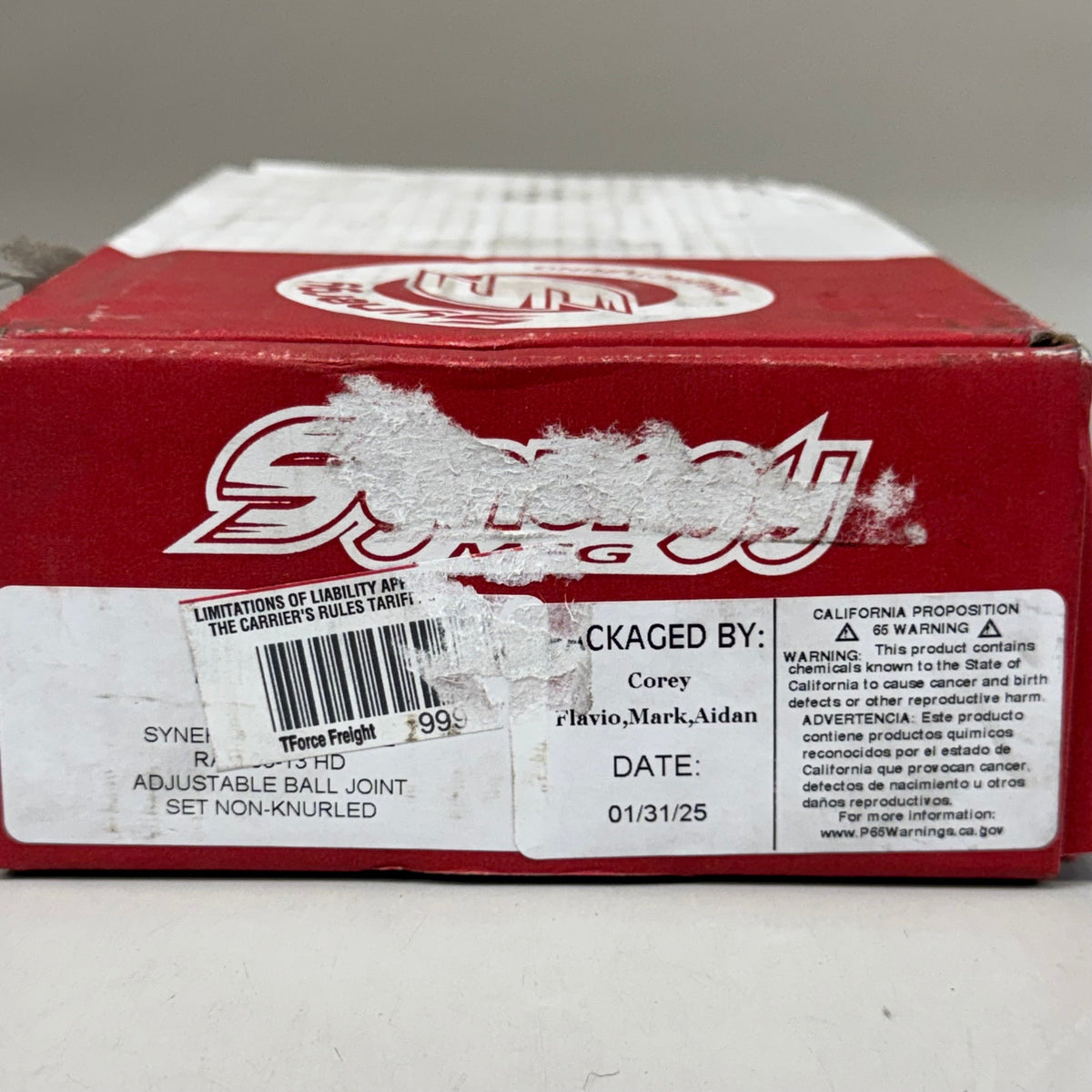 SYNERGY MFG Dodge Ram Adjustable Ball Joints Kit Black 4123-INST