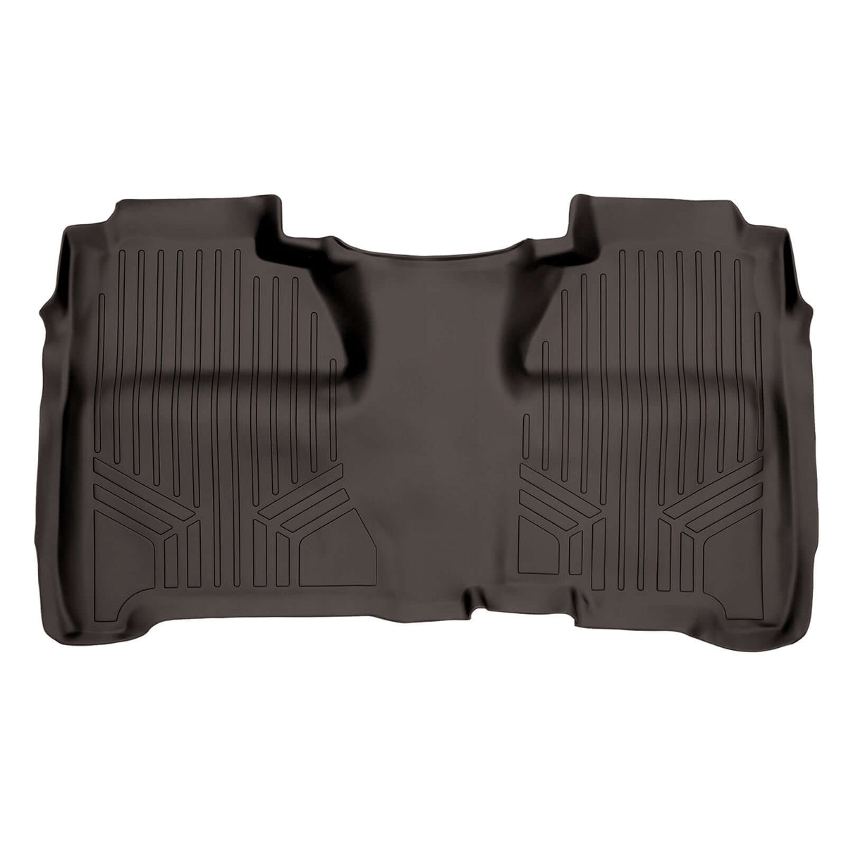 2014-2018 GMC Sierra 1500 Floor Liners|Crew Cab Models (Provides over-the-hump coverage. Only fits carpet models. Fits bench seat models. 2nd row full coverage. Not 4x4 Shifters - No E-Assist Models)|SMARTLINER