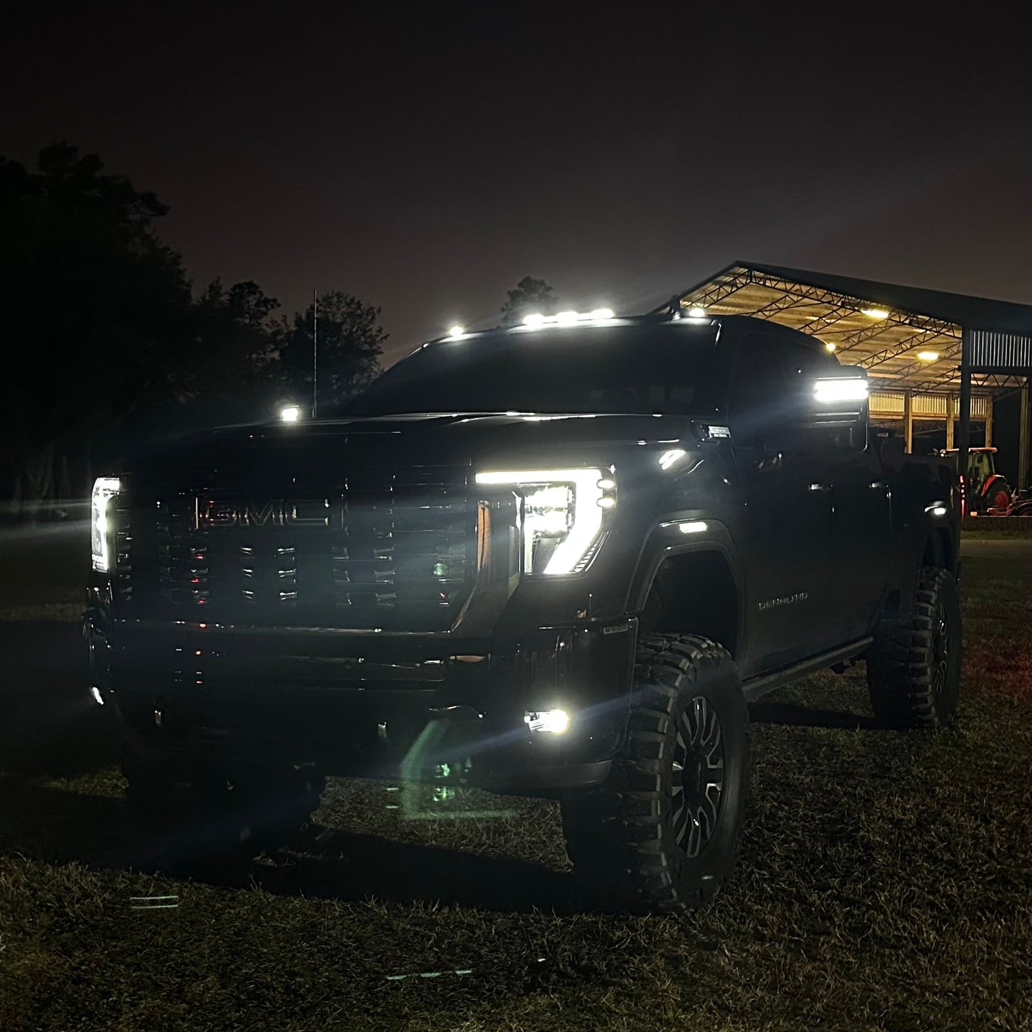 2020-2026+ GMC Chevy Sierra Silverado Smoked Switchback LED Mirror Lights