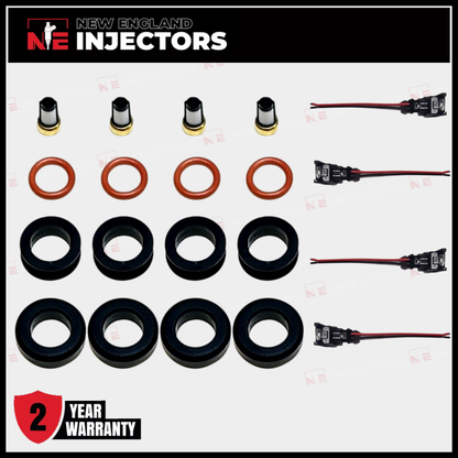 Nikki B450L INP-009 Injector Rebuild Kit Connectors Eagle Mitsubishi Plymouth 2L
