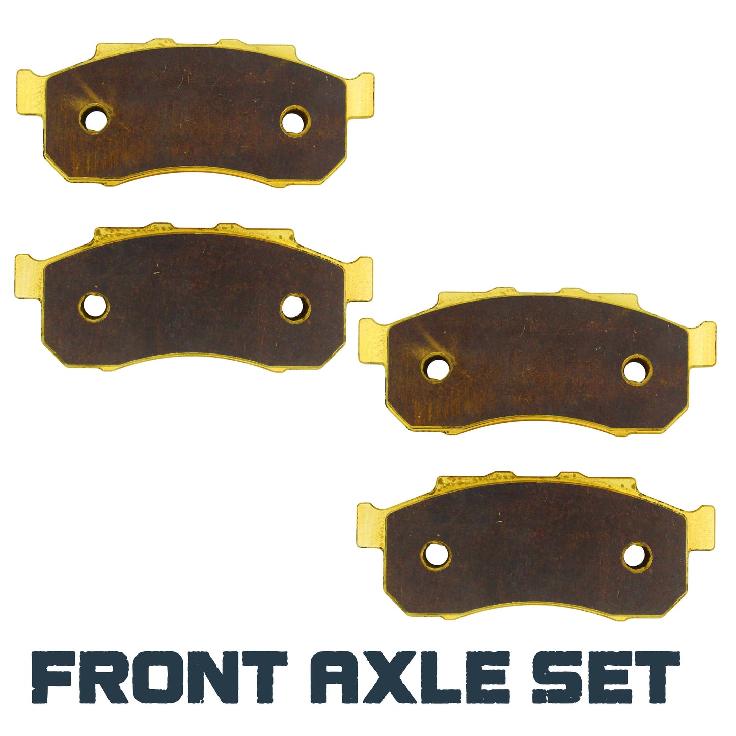 Honda Pioneer 700/520/500 2014-2026 Brass Brake Pad Set