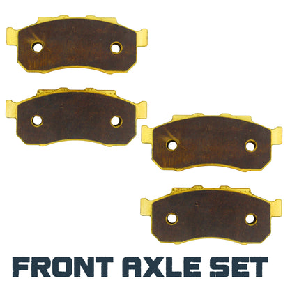 Honda Pioneer 700/520/500 2014-2026 Brass Brake Pad Set