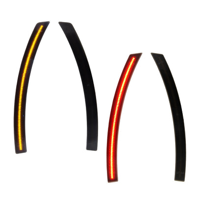 CORVETTE 14-19 FRONT/REAR SMOKED LED SIDE MARKERS