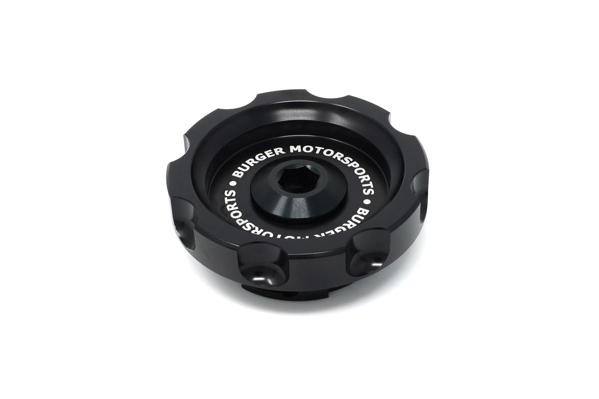 BMW B58 billet oil filler breather cap front view