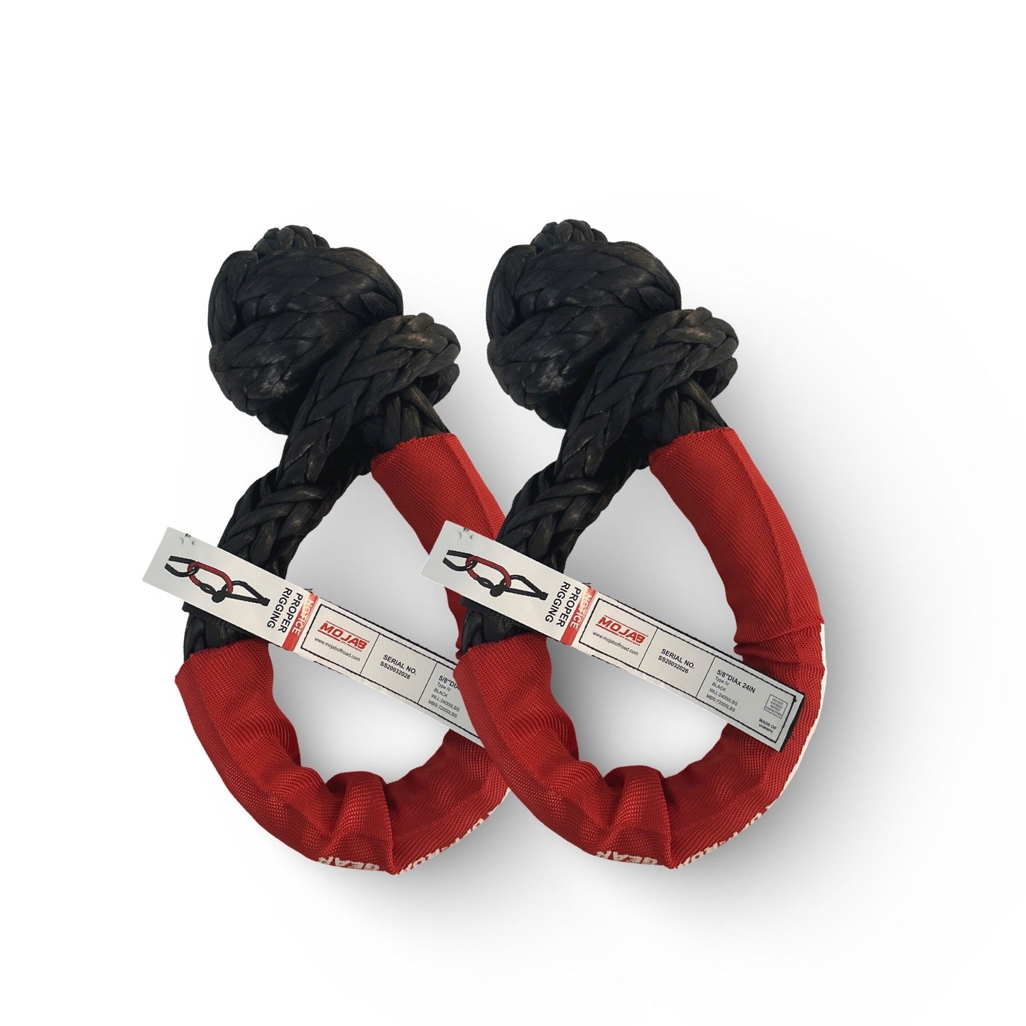 5/8” x 24” Extreme Duty Soft Shackle
(set of 2 shackles) (Lifetime warranty)