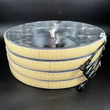 Quad Row White Ultra High Density Wheel Lights