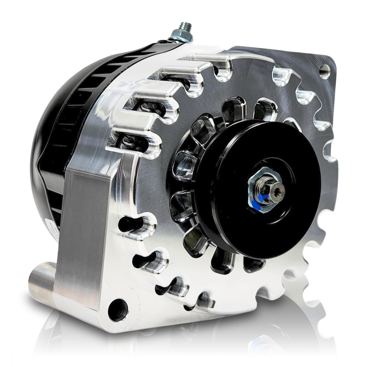 Mechman 170 Amp S Series Billet Racing Alternator 1965-1985 Ford - Machined