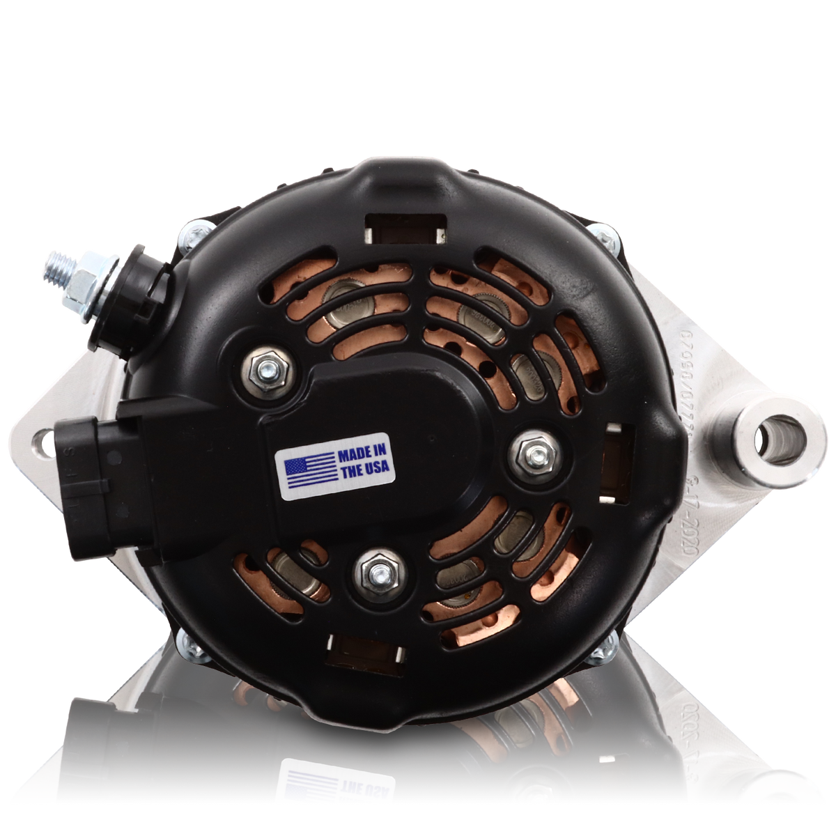 Mechman 240 Amp S Series Billet Racing Alternator 1979-2004 Ford 6/12 Ford 6S - Machined