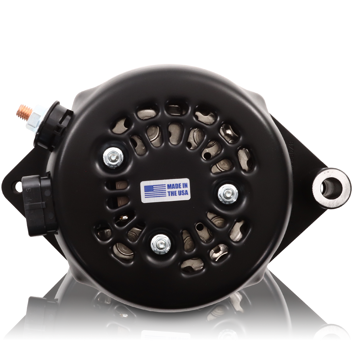 Mechman 170 Amp S Series Billet Racing Alternator 1979-2004 Ford 6/12 Ford 6S - Black