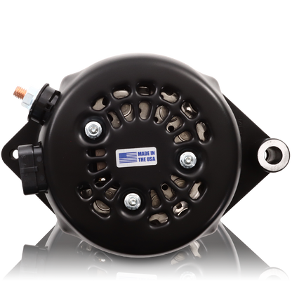 Mechman 170 Amp S Series Billet Racing Alternator 1979-2004 Ford 6/12 Ford 6S - Black