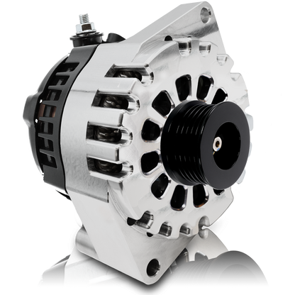 Mechman 240 Amp S Series Billet Racing Alternator 1979-2004 Ford 6/12 Ford 6S - Polished