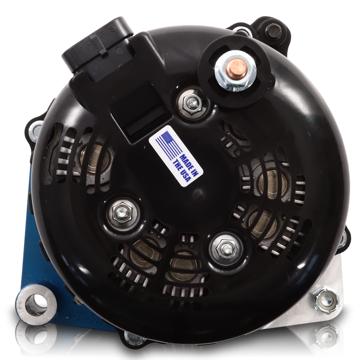 Mechman 400 Amp Elite Series Alternator 1987-1995 GM Truck / SUV - Dark Blue