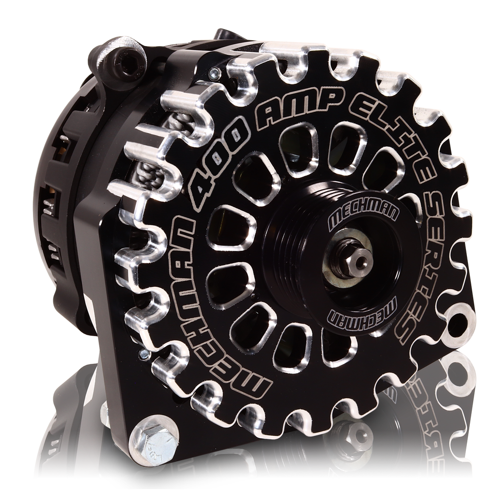 Mechman 400 Amp Elite Series Alternator 1987-1995 GM Truck / SUV - Black