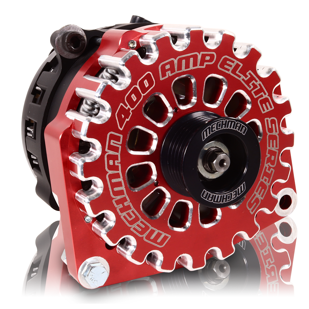 Mechman 400 Amp Elite Series Alternator 1987-1995 GM Truck / SUV - Red