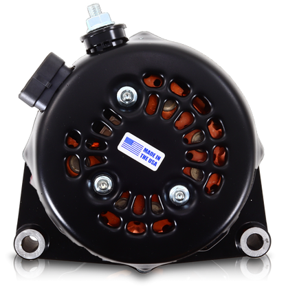 Mechman 240 Amp High Output Alternator 1996-2004 GM Truck 4.3L 4.8L 5.3L 5.7L 6L - Black Billet