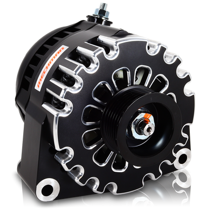 Mechman 170 Amp High Output Alternator 1996-2004 GM Truck 4.3L 4.8L 5.3L 5.7L 6L - Black Billet