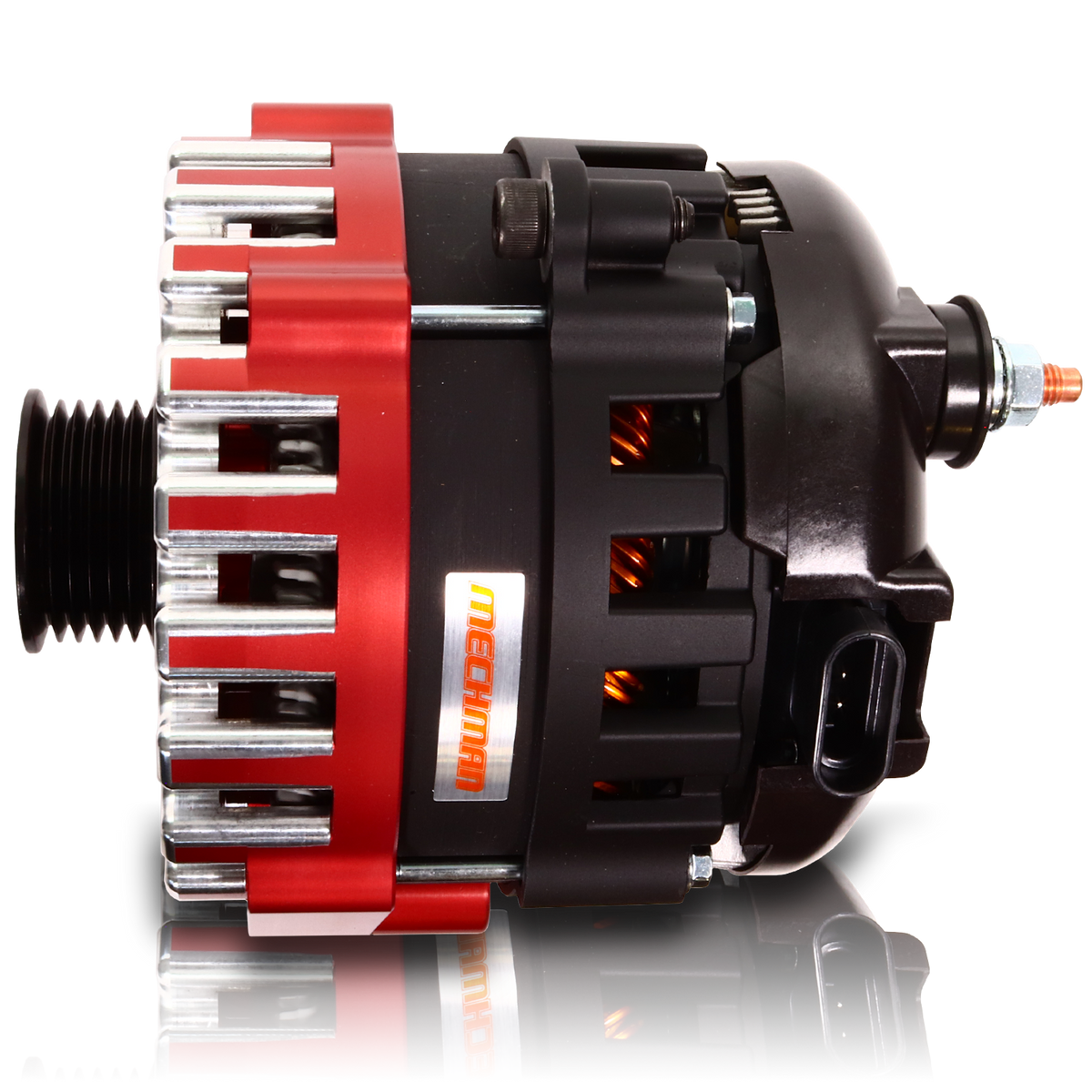 Mechman 370 Amp Elite Series Alternator 1987-1995 GM Truck / SUV - Red