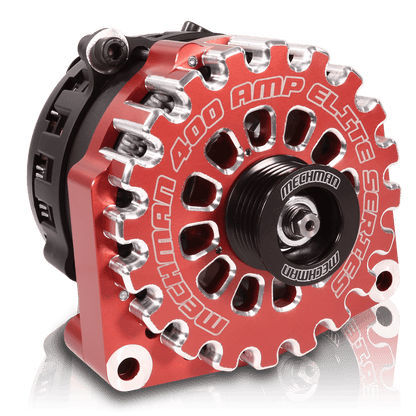 Mechman 400 Amp RVC Bypass Alternator 2005-2013 GM Truck 4.3L 4.8L 5.3L 5.7L 6L - Red Billet