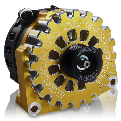 Mechman 400 Amp High Output Alternator 1996-2004 GM Truck 4.3L 4.8L 5.3L 5.7L 6L - Gold Billet