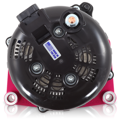 Mechman 400 Amp High Output Alternator 1996-2004 GM Truck 4.3L 4.8L 5.3L 5.7L 6L - Pink Billet