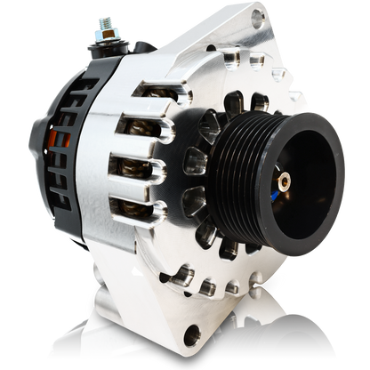 Mechman 240 Amp S Series Billet Alternator 2003-2004 Ford Mustang Cobra 4.6L Supercharged - Machined