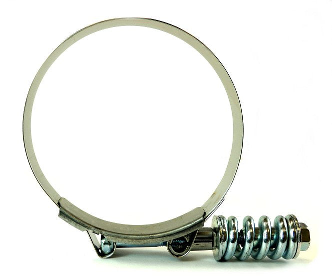 Heavy Duty Spring-Loaded T-Bolt Clamp for 3.5" ID (5-ply) and 3.63" ID (4-ply) Silicone Hoses