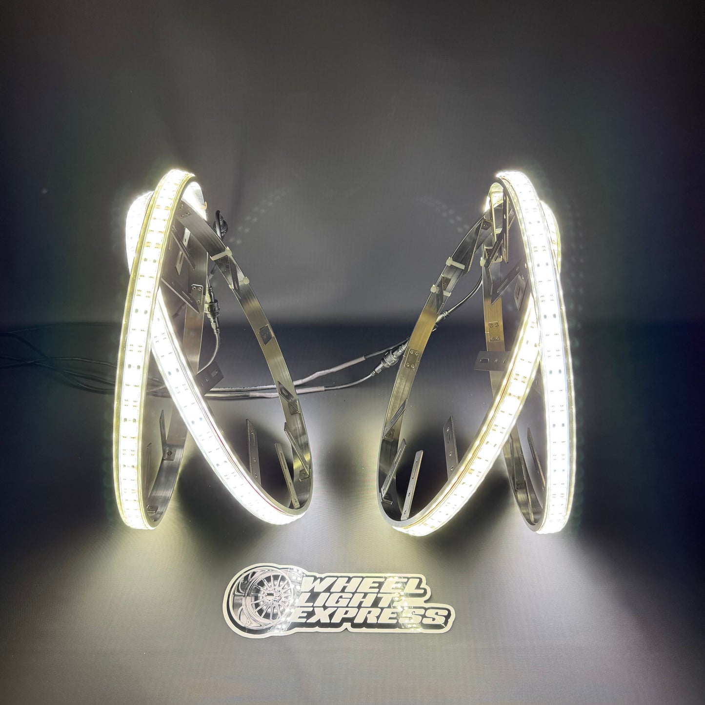 Double Row White Wheel Lights