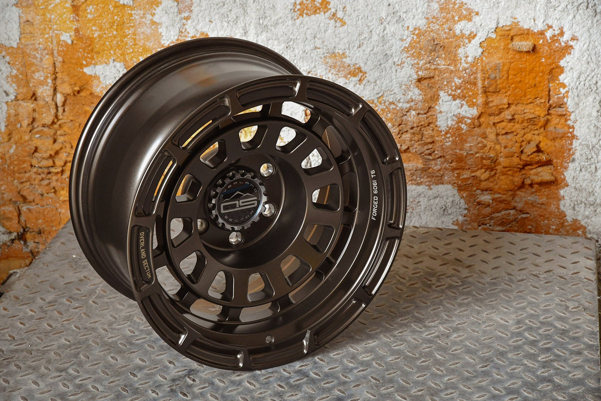 Overland Sector Badlander Forged 17x9 -12 6x139.7mm 106.1mm All Satin Mocha Bronze