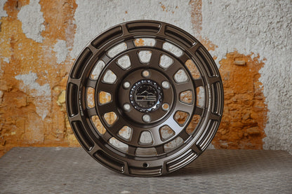 Overland Sector Badlander Forged 17x9 -12 6x139.7mm 106.1mm All Satin Mocha Bronze