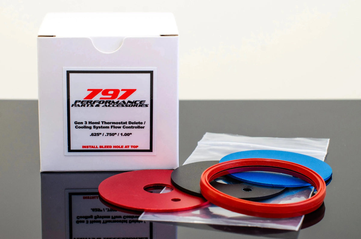 797 Performance Thermostat Delete Coolant Flow Controller Kit 05-23 Hemi Engines